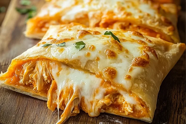 Ooey-Gooey Buffalo Chicken Pizza Pockets – Spicy, Cheesy, Irresistible!